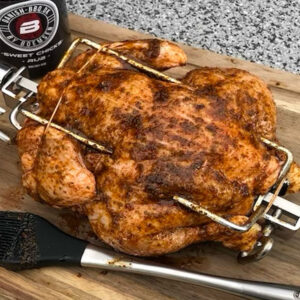 Hel kylling m. salat og fritter